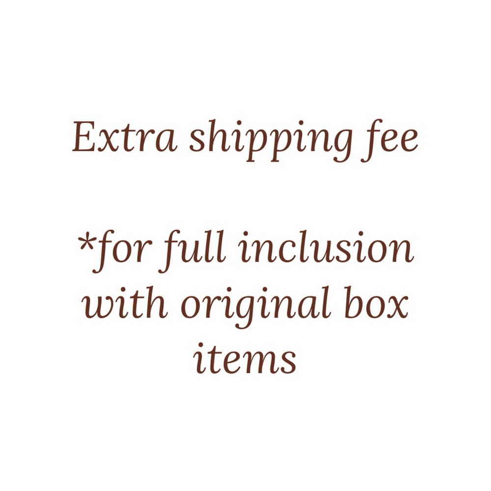 Additional shipping fee for large items